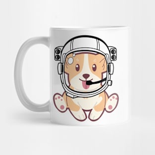 Space Corgi - The Cool Astronaut Puppy! Mug